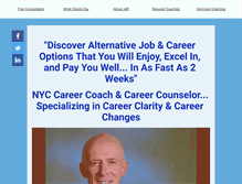 Tablet Screenshot of careercoachnewyorkcity.com